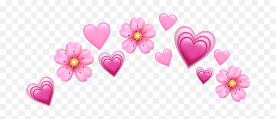 Download Heart Emoji Crown Png - Purple Heart Crown Transparent,Heart Crown Transparent