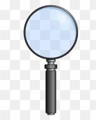 Magnifying Glass With A Silver Handle - Lens Vector Png