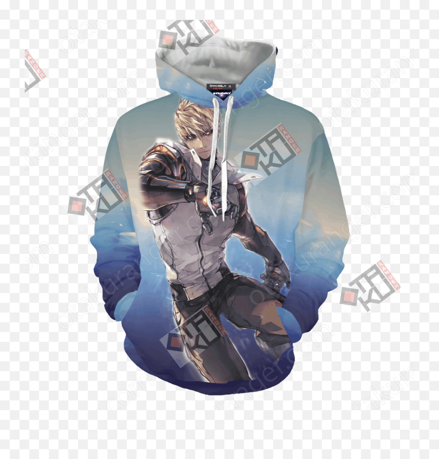 One Punch Man Genos New Unisex 3d Hoodie - Otakuranger Hoodie Png,Genos Png