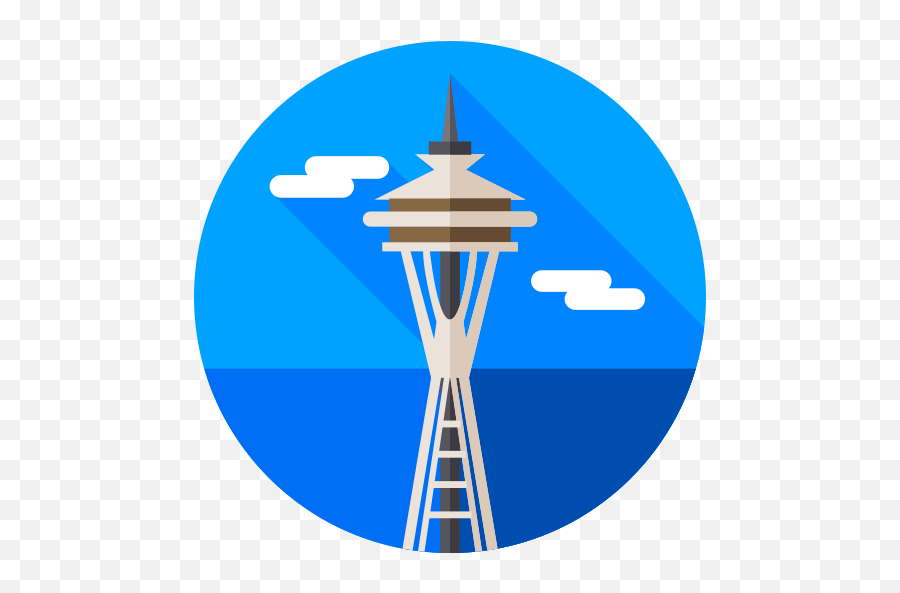 Space Needle - Space Needle Logo Seattle Emoji Png,Space Needle Logo