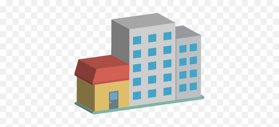 Free Building Apartments Color Vector Icon - Horizontal Png,Icon Apartments