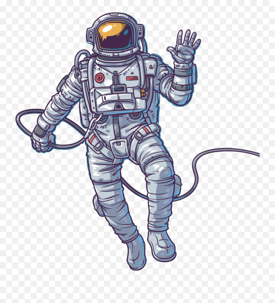 Astronaut Drawing Royalty - Astronaut Vector Png,Astronaut Transparent
