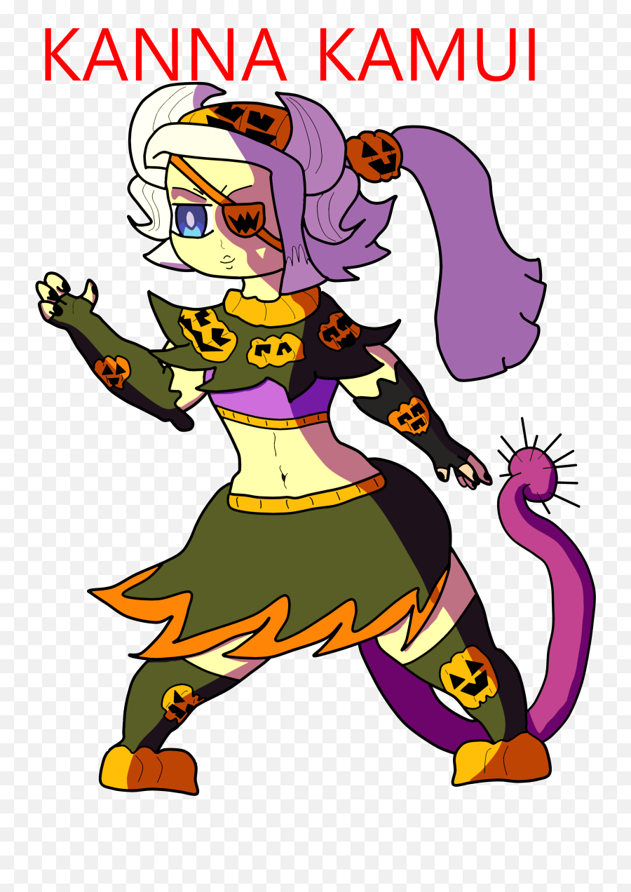 Pumpkin Kanna By Sparkythunfer - Cartoon Png,Kanna Kamui Png