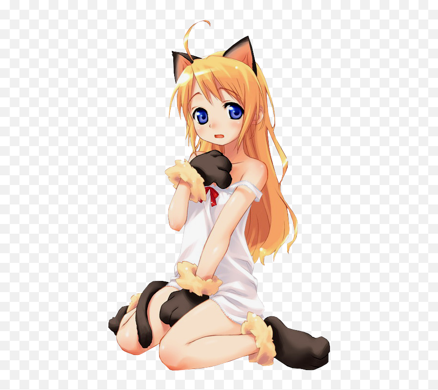 Rotate U0026 Resize Tool Cat Girl Png - Anime Cat Girl Png,Anime Cat Png