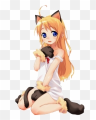 Rotate U0026 Resize Tool Cat Girl Png - Anime Cat Girl Png,Anime Cat Png