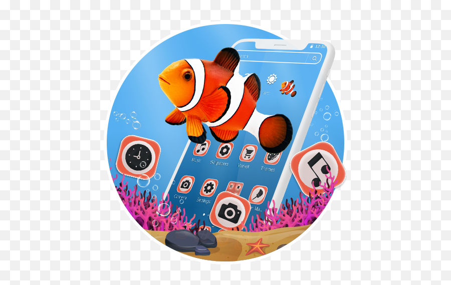 Orange Clownfish Theme - Aplikacije Na Google Playu Aquarium Fish Png,Clownfish Icon