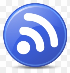 Feeds Blue Circle 128px Icon Gallery - Rss png