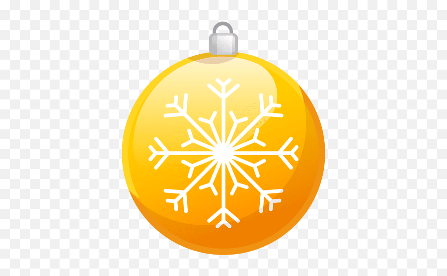 Shiny Yellow Christmas Ornament Icon - Transparent Png U0026 Svg Christmas Ornaments Icon Png,Icon Christmas Ornaments