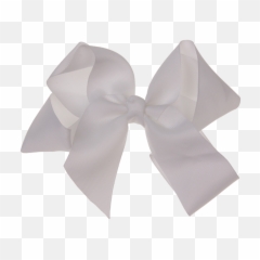 Download Hd White Bow Png - Satin