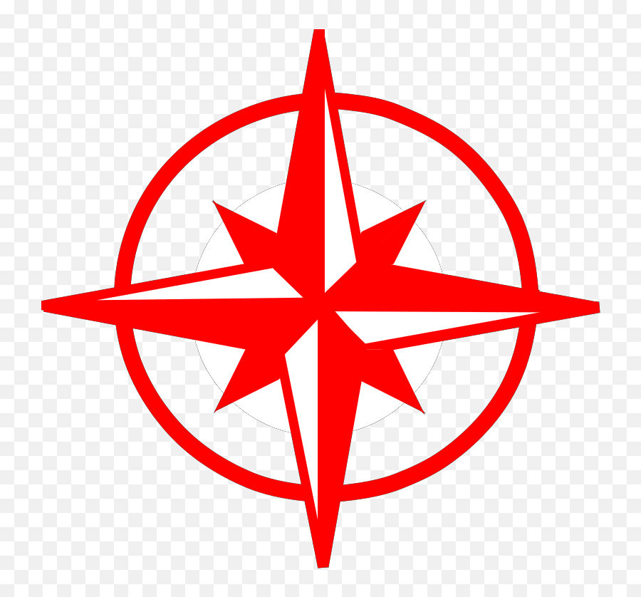 Compass Red Icon Png Clipart - Full Size Clipart 218183 Compass Logo Png,Compass Icon Transparent