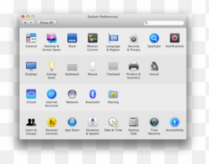 Get To Know Os X Mavericks System Preferences - Mac Os png