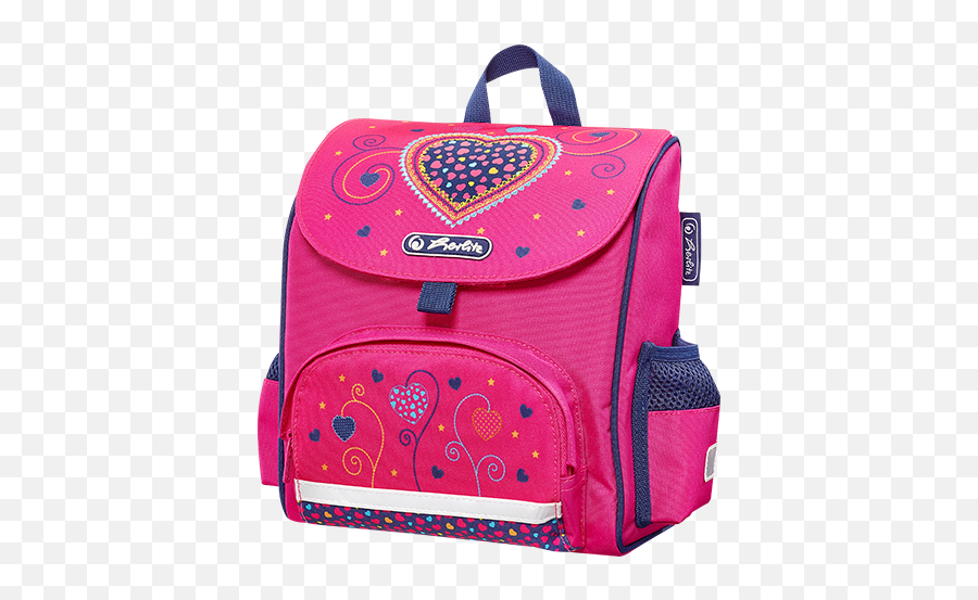 Sacvoyage Mini Softbag Pink Hearts - Herlitz Kids Gift Ideas Herlitz Preschool Bag Mini Soft Bag Ballerina Png,Pink Hearts Png