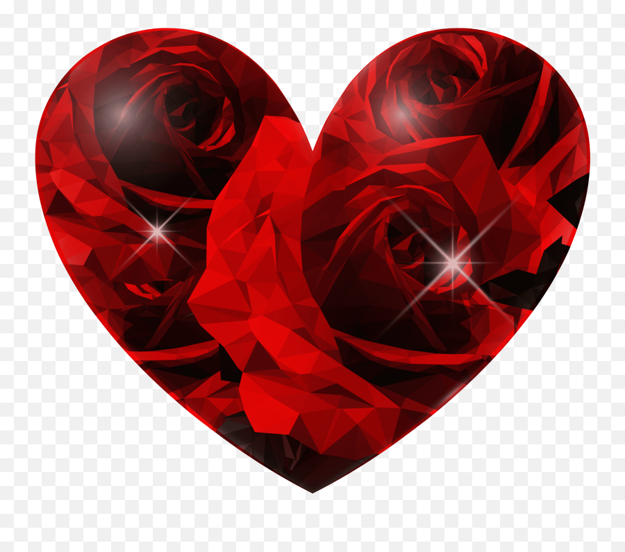 Download Free Heart Gemstone Hq Image Icon Favicon - Rose And Heart Png,Heart Icon Facebook