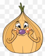 Cuphead Onion Png Clipart - Cuphead The Root Pack Onion,Onion Png