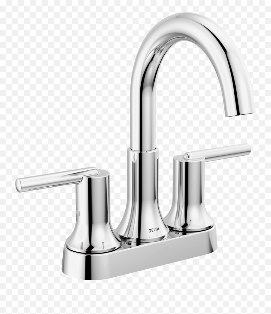 Two Handle Centerset Bathroom Faucet - Delta Bathroom Faucet Trinsic Widespread 3559 Png,Bathroom Articles Icon Png