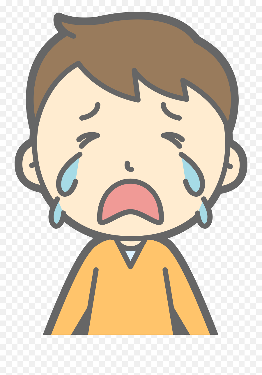Computer Icons Art - Boy Crying Clipart Png,Crying Tears Png