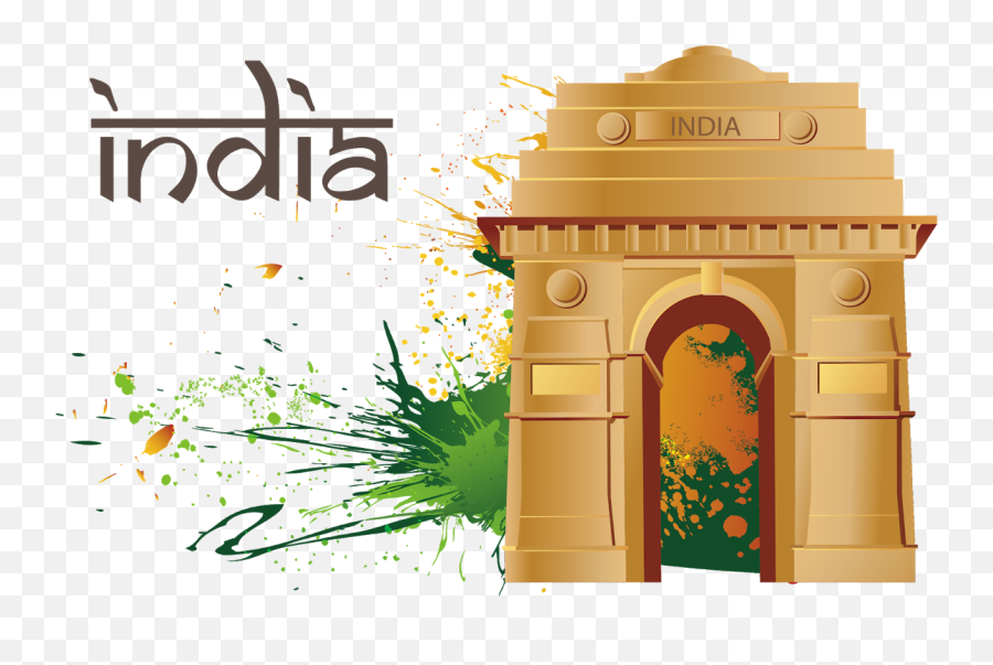 My New India - India Gate Vector Png Clipart Full Size India Gate Image Png,India Png