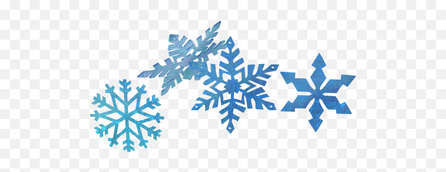 Snowflakes Png Picture - Blue Christmas Garland Png Full Snowflake 3d Model Free,Garland Png
