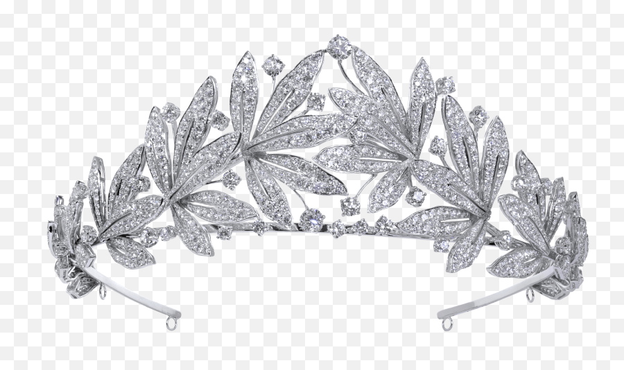 Diamond Tiara Royal Jewels - Floral Wreath Diamond Tiara Png,Silver Crown Png