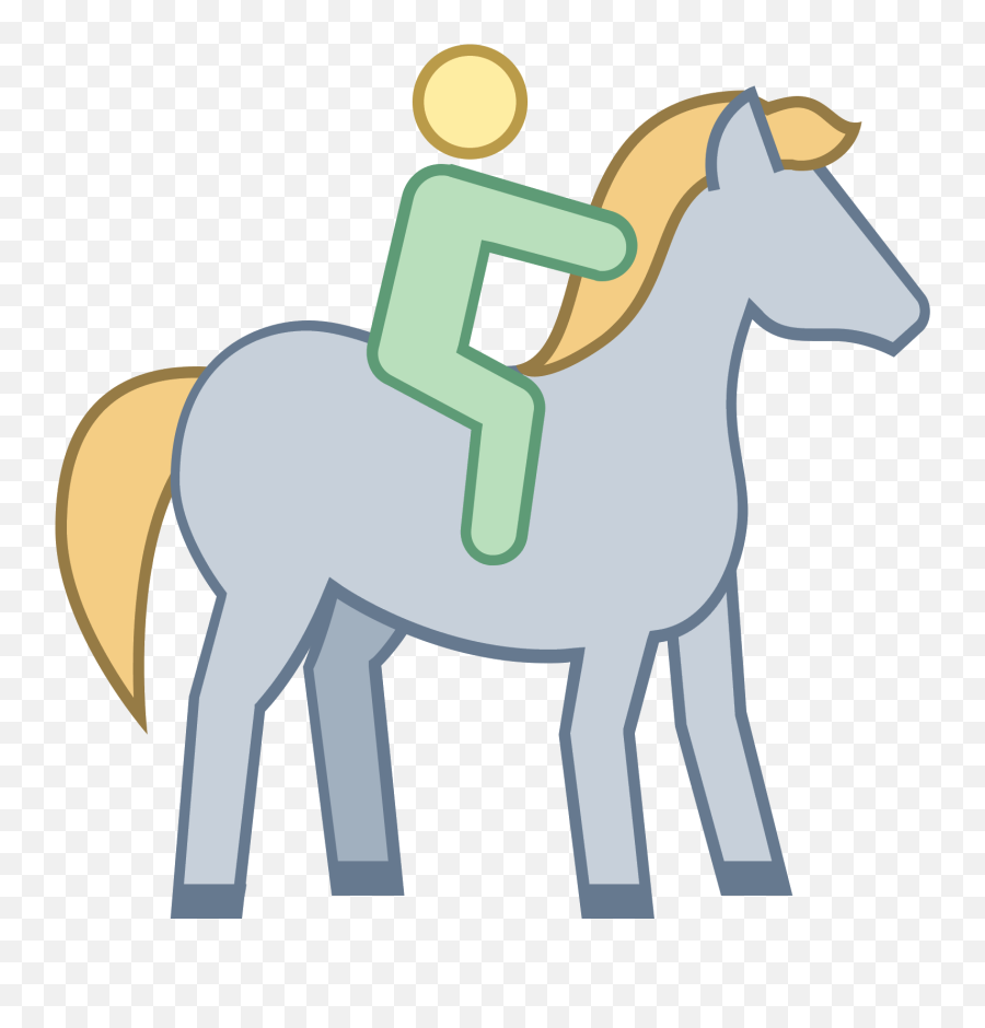 Horseback Riding Icon Free Download Png And - Horse Clipart Guy Riding A Horse Transparent,Horse Clipart Png