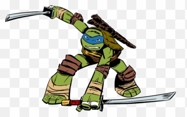 Teen Clipart Teenager Cartoon - Teenage Mutant Ninja Turtle Leonardo Cartoon Png,Teenager Png