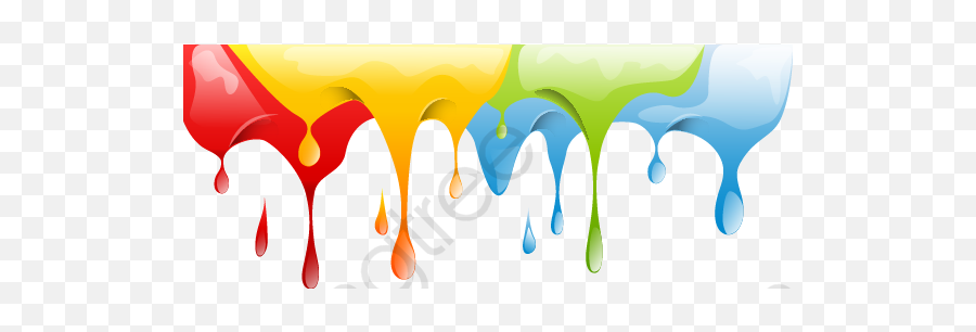 Download Free Png Colorful Paint Drops Bright Drop - Biglietti Da Visita Pittore,Drop Png