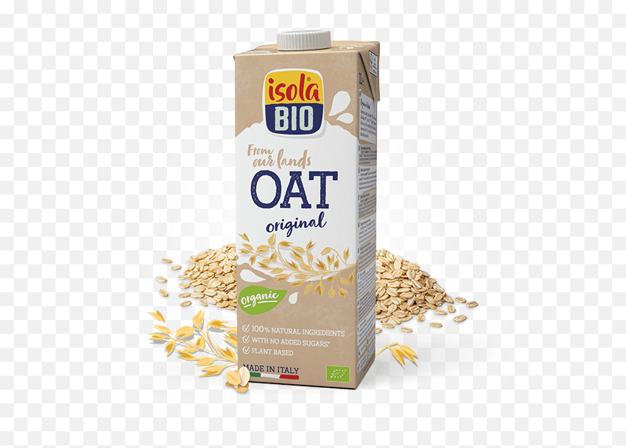 Natural And Organic - Isola Bio Oat Milk Png,Oats Png