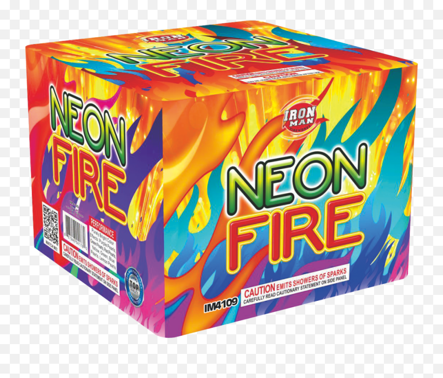 Neon Fire Barelylegalfireworks - Snack Png,Fire Sparks Png