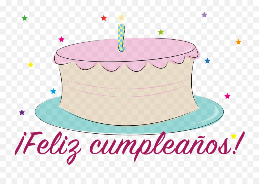 Cake Birthday Happy - Birthday Cake Png,Birthday Candle Transparent Background