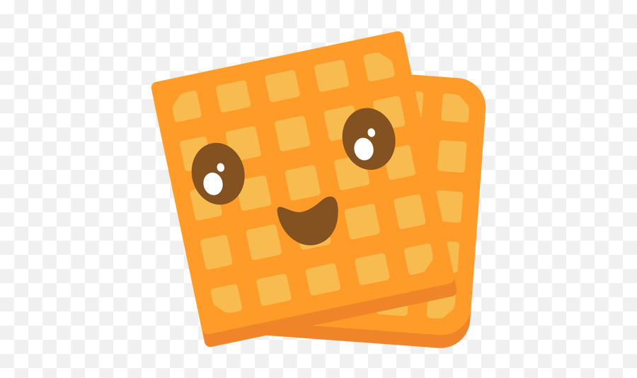 Cute Waffle Emoji - Transparent Png U0026 Svg Vector File Waffle Png Vector,Knife Emoji Png