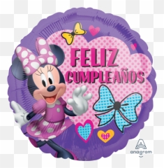 18 - Feliz Cumpleaños De Minnie Png,Feliz Cumpleaños Png