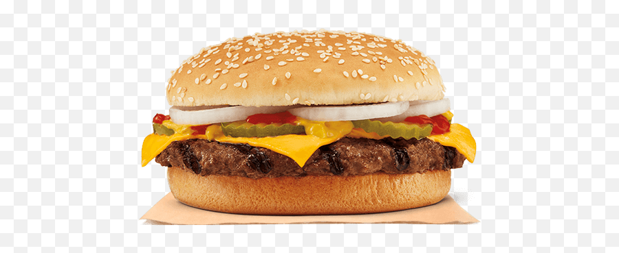 Quarter Pound King Burger - Burger King Kids Cheeseburger Png,Burger King Crown Png