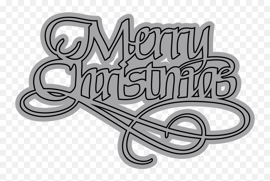 Merry Christmas Words Png - A Way With Words Merry Calligraphy,Merry Christmas Png
