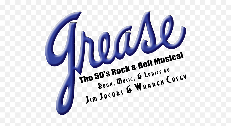 Download Hd Grease Logo - Grease The Musical Playbill Calligraphy Png,Grease Png