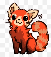 Chibi Red Panda Gif - And In Kawaii Drawings png