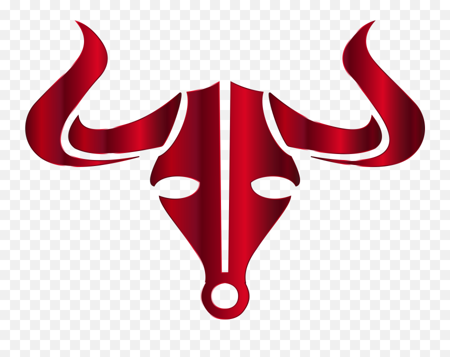 Chicago Bulls Logo Clip Art - Bull Horns Silhouette Png,Chicago Bulls Png