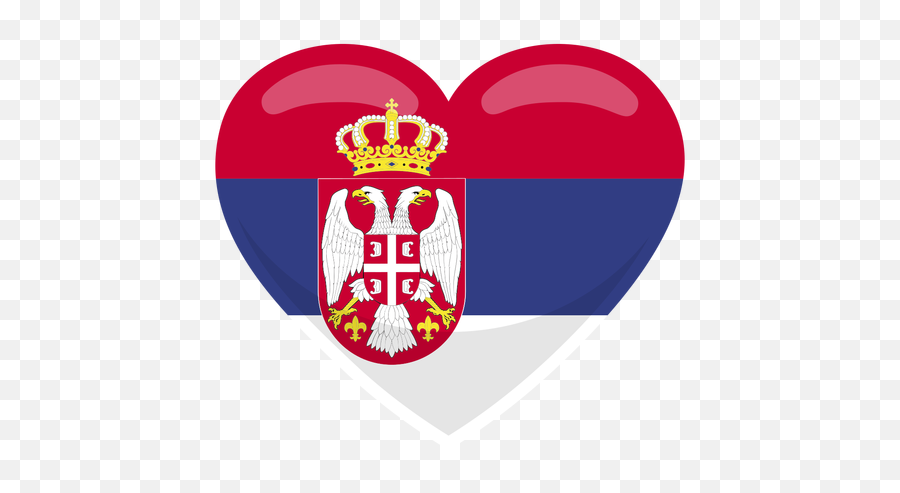Serbia Heart Flag - Transparent Png U0026 Svg Vector File Serbia Flag,Dominican Flag Png