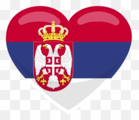 Serbia Heart Flag - Transparent Png U0026 Svg Vector File Serbia Flag,Dominican Flag Png