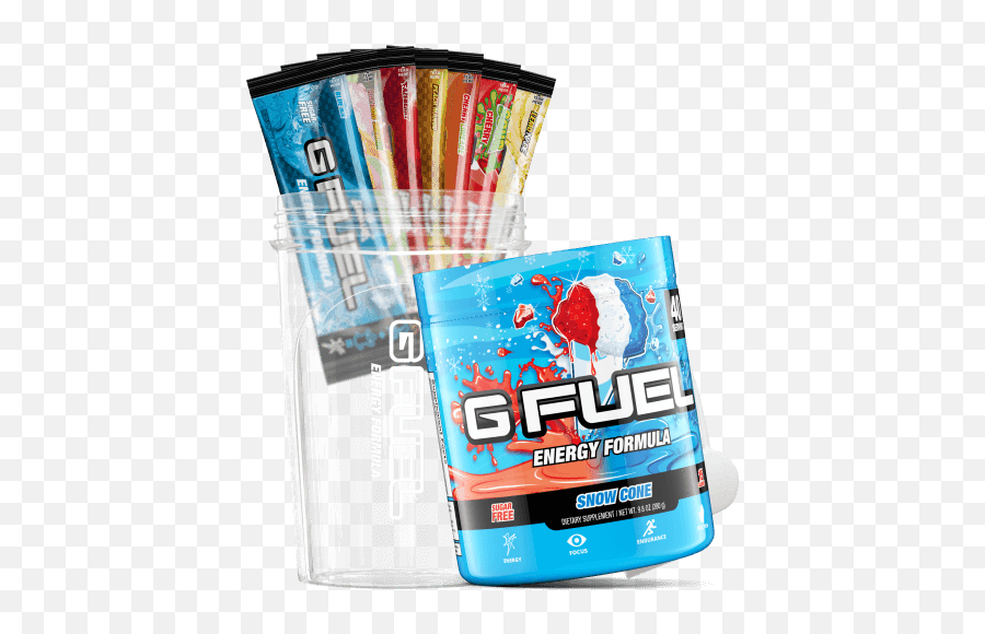 Snow Cone G Fuel Bundle - G Fuel Starter Kit Png,Snow Cone Png