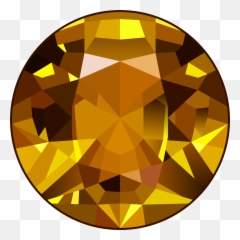 Gem Yellow Transparent Png Clipart - Yellow Gem Png,Gemstones Png