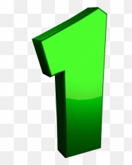 3d Numbers Set - Parallel Png,Number One Png