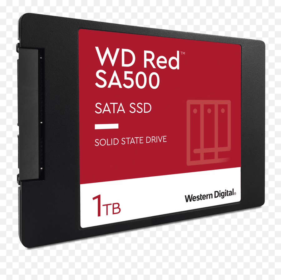 Wd Red Sa500 Nas Sata Ssd Western Digital Store - Sata Ssd Png,Western Digital Logo Png