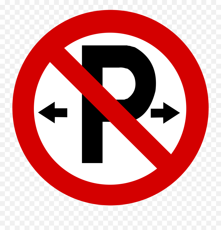 Download No Parking Logo Png - No Parking Sign Print,Red No Sign Transparent