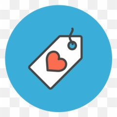 Heart Label Tag Free Icon Of Flat - line ecommerce Etiqueta De Coração Png