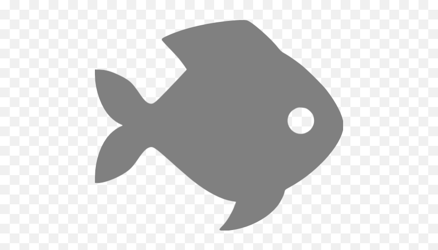 Gray Fish Icon - Fish Icon Transparent Hd Png,Fish Icon Png