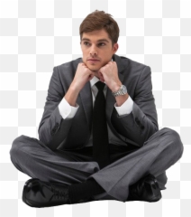 Businessman Thinking Png Clipart All - Png