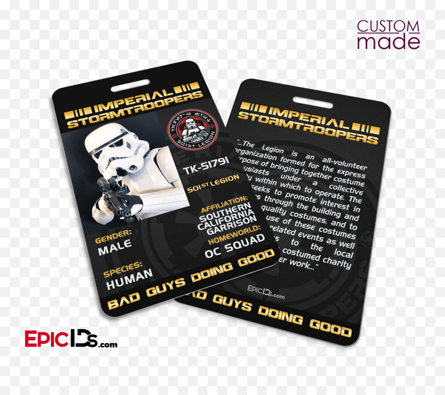Imperial Stormtroopers 501st Legion Id - Label Png,501st Legion Logo