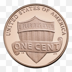 Penny Front And Back Png Transparent - Us 1 Cent Png,Dime Png