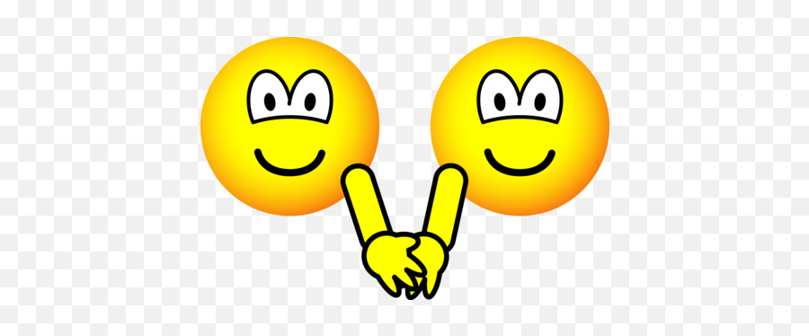 Holding Hands Emoticons Emofacescom - Smiley Hand In Hand Png,Hugging Icon