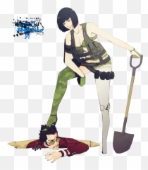 Transparent Souls Holly Summers And Travis Touchdown No - Holly Summers No More Heroes Png,Travis Touchdown Png